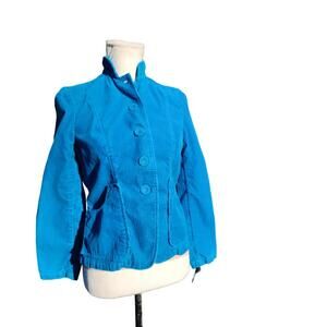 Liz Claiborne. Vintage, Blue Corduroy Jacket. Size: Small